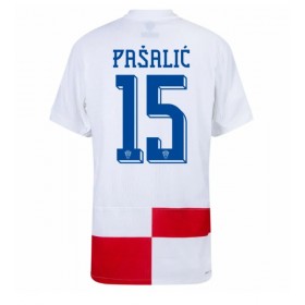 Pánské fotbalový oblečení Chorvatsko Mario Pasalic #15 Domácí košile ME 2024 Krátkým Rukávem